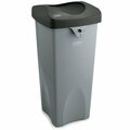 Eat-In Rigid Waste Receptacle - Gray - 50-Gallon Container EA3040131